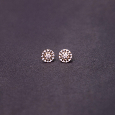 Button Style Earring For...