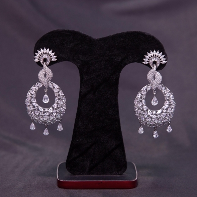 Diamond Cut Jhumka Earrings...
