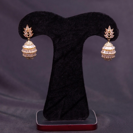 Diamond Cut Jhumka Earrings For Girl And Women