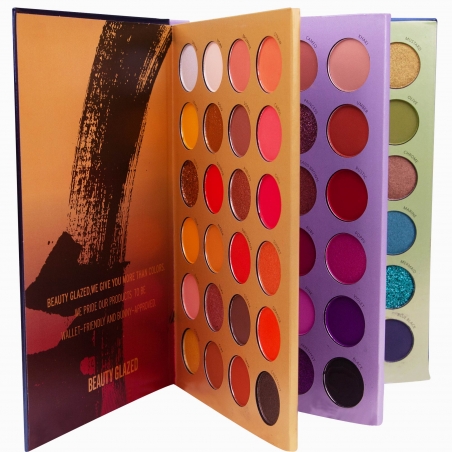 Beauty Glazed Color Shades 72 Colors 3 in 1 Part Eyeshadow Palette