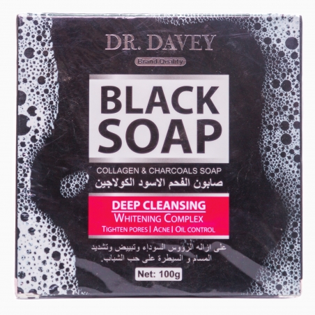 Dr. Davey Black Soap Collagen And Charcoals Soap