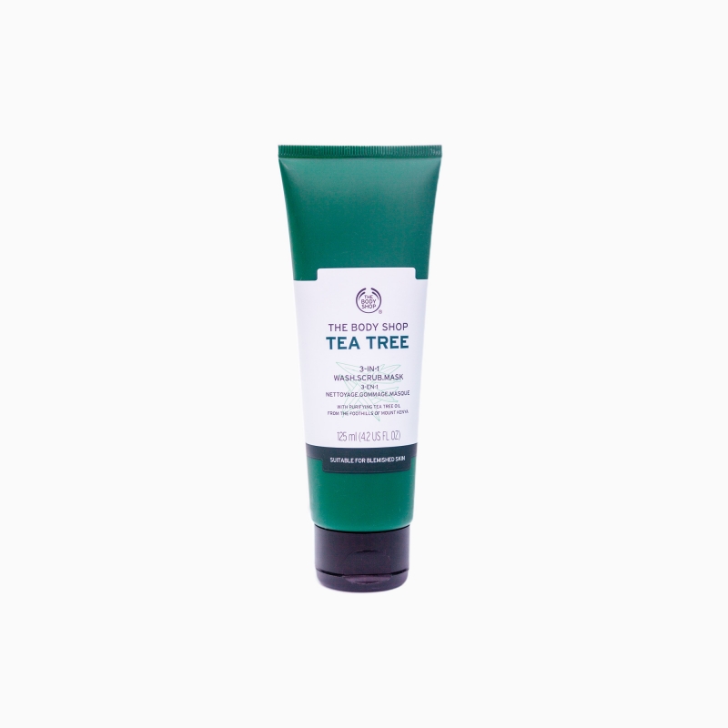 The Body Shop Tea Tree 3-In-1 Wash Scrub Mask
