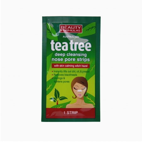 Beauty Formulas Tea Tree Deep Cleansing Nose Pore Strips